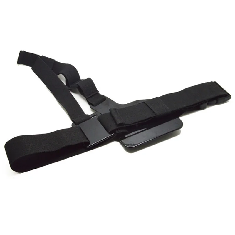 

Adjustable 3 Points Chest Strap Mount Harness Diagonal Shoulder Strap Camera Simple Fixing Strap for gopro, Black