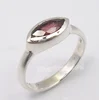 Garnet gemstone ring manufacture 925 silver marquise shape ring partywear handmade garnet ring