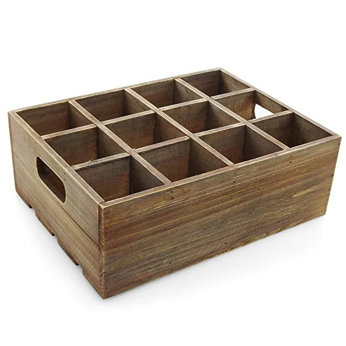 decorative wooden crate