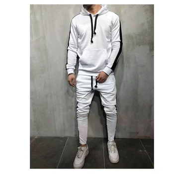 mens white jogging suit