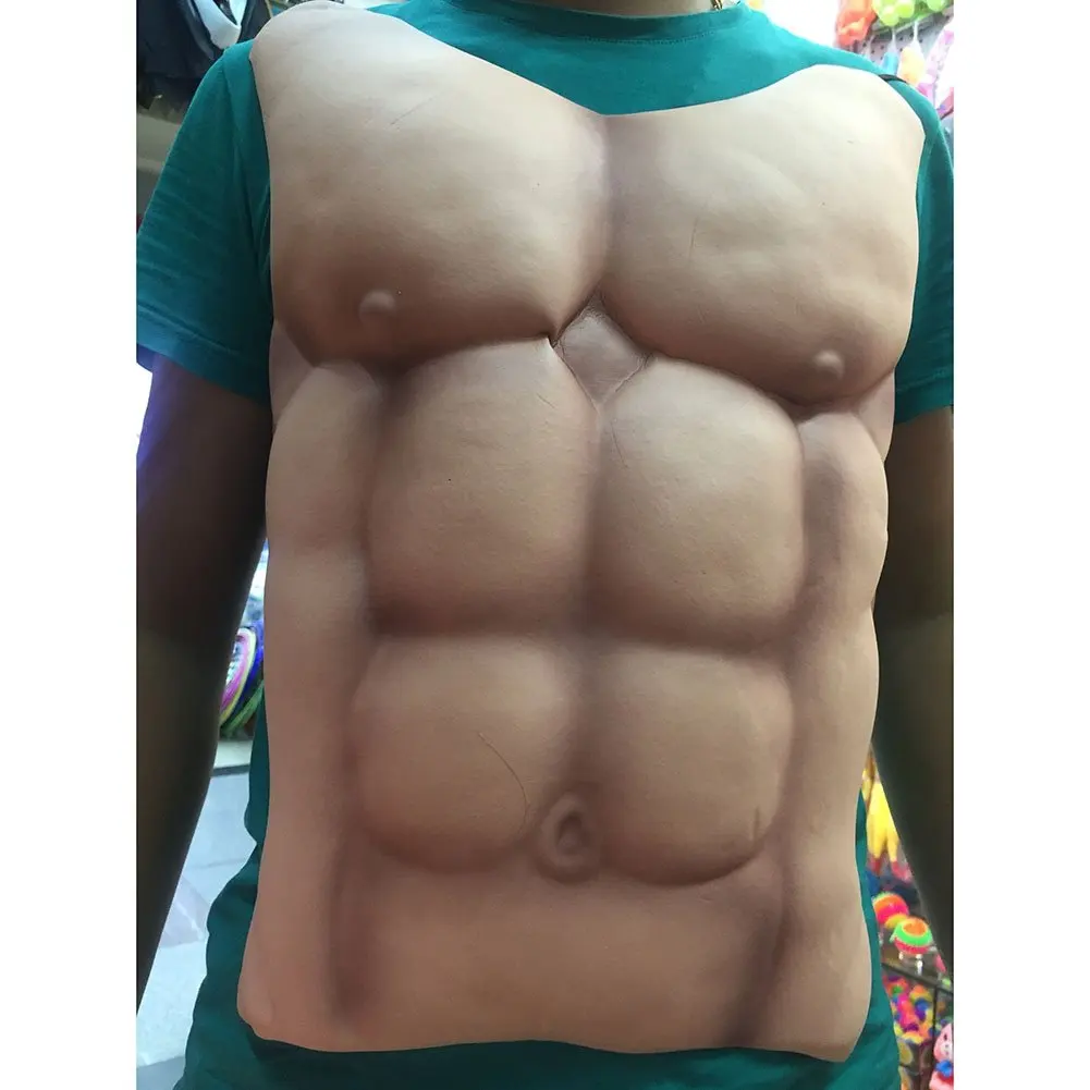 Buy Spoof Props Funny Fake Muscle Chest With Ass Shorts