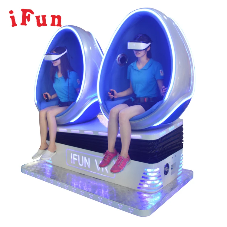 

Ifun Park Electronic Cinema 9d Vr Egg Cinema Virtual Reality Game Machine Modern Vr Simulator Dynamic Platform Electric Cinema