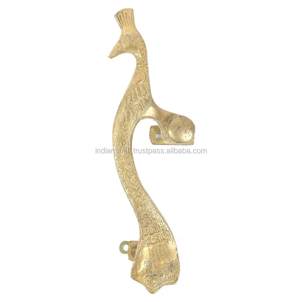 Handmade Golden Brass Peacock Drawer Knobs Pulls Nmh 268 View