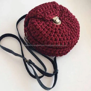 crochet wool bag