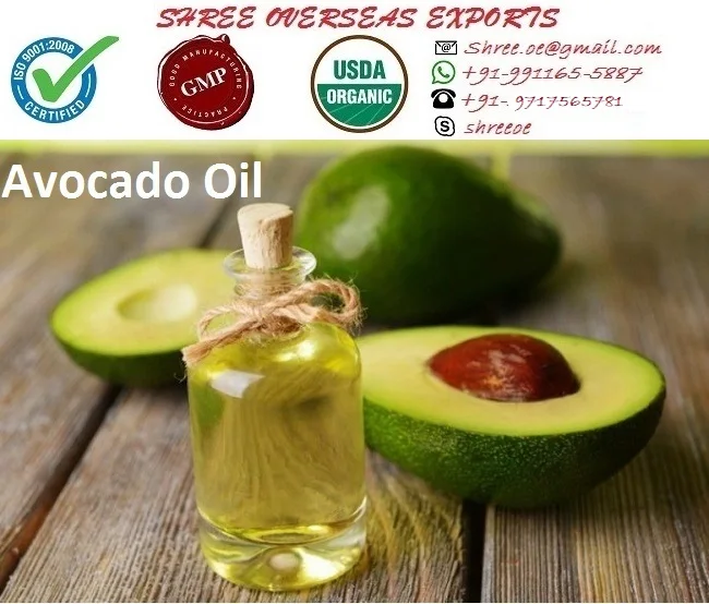 Private Label 100 Certified Pure & Natural Organic Avocado Oil From