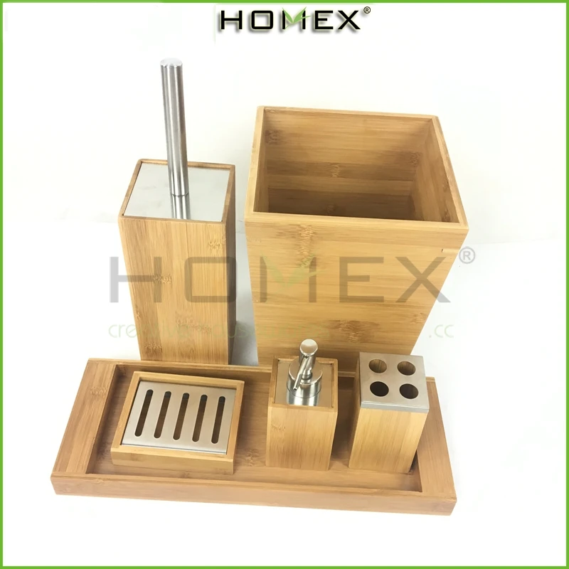 Eco Friendly Green Home Bamboo Bathroom Accessories Set Bamboo Bath Caddy And Vanity Set Homeware Tools Homex Factory Buy Bathroom Accessories Bathroom Sets Accessories Bamboo Bathroom Accessories Product On Alibaba Com