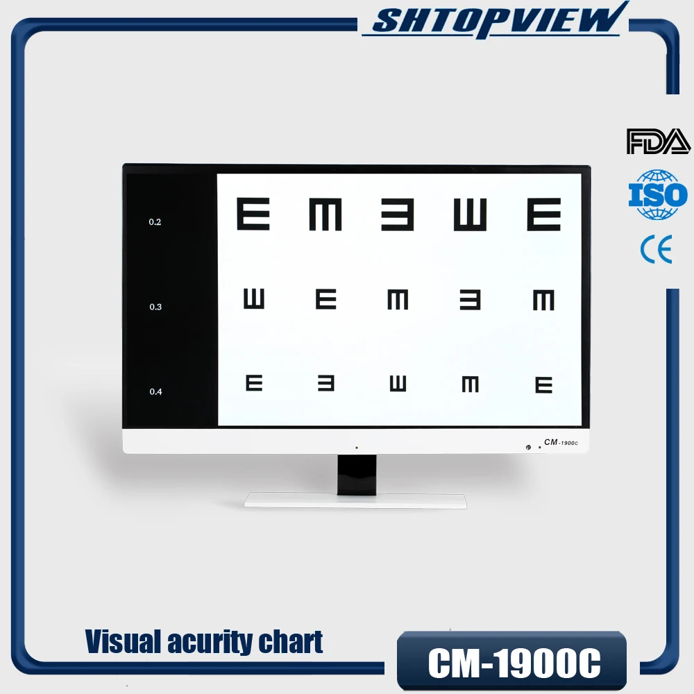 CM-1900C 23 Inch Optometry Instrument LED Visual Chart