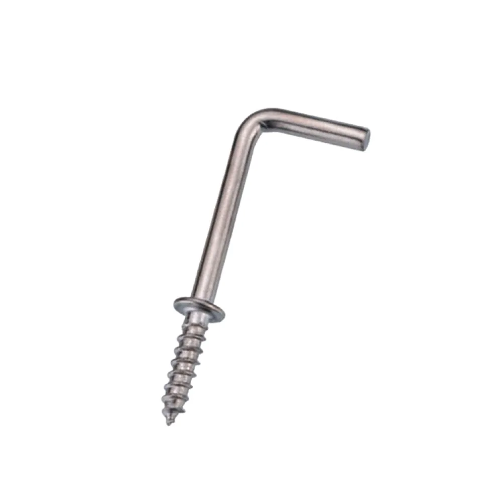 Made In Taiwan Zinc Plated Square L Shaped Hanger Hook Screw Buy Zinc