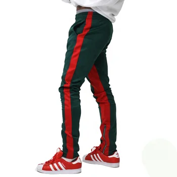 zipped ankle track pants