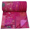 Indian Hand Made Patchwork Kantha Bedding Blanket