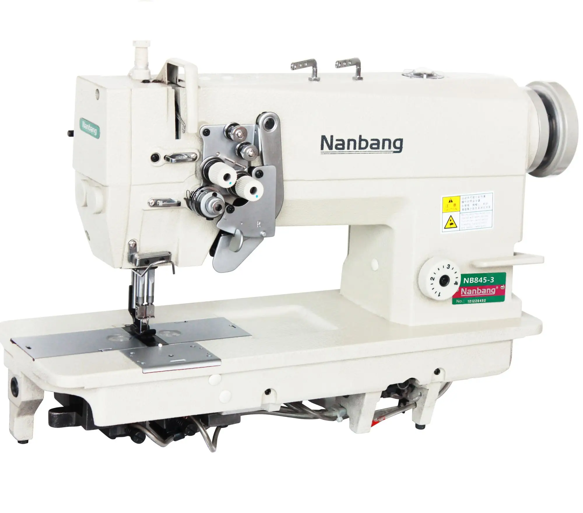 Nb875 High Speed Large Hook Split Needle Bar Double Needle Lockstitch