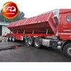 low price 3 axles side dump with strong bucket "5+1" cylinder heavy duty side tipper trailer for sale