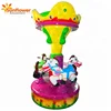 Out door Amusement Park 3 player Mini Carousel Kiddie Rides arcade game machine
