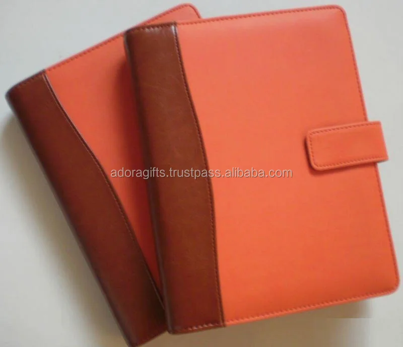 Leather Schedule Book Diary Weekly Planner Notebook School Office