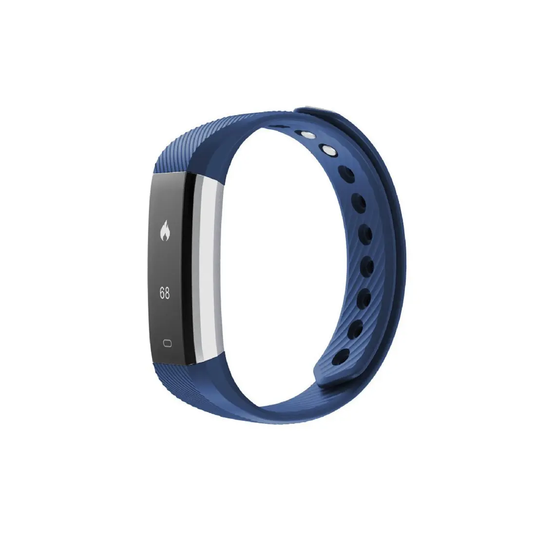 Fitness Tracker Watch Calories Pedestrips Mileage Tracks Blood Pressure Heart Rate Real-time Monitoring Touch Screen Ultra-light Skin-Friendly Material IP67 Waterproof Bracelet (blue)