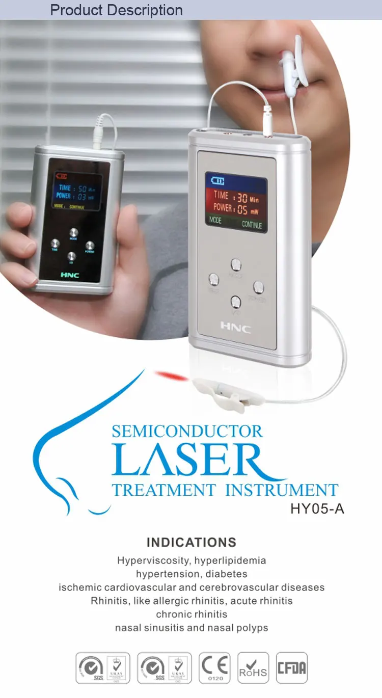 Wrist Semiconductor Laser Therapy Treatment,Nasal Laser Light Therapy