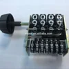 4 digit mechanical diesel counter totalizers in flow meter