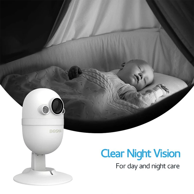
Bosma Pet/Baby Monitor HD 1080p video, motion and sound detection with 2-way talk 