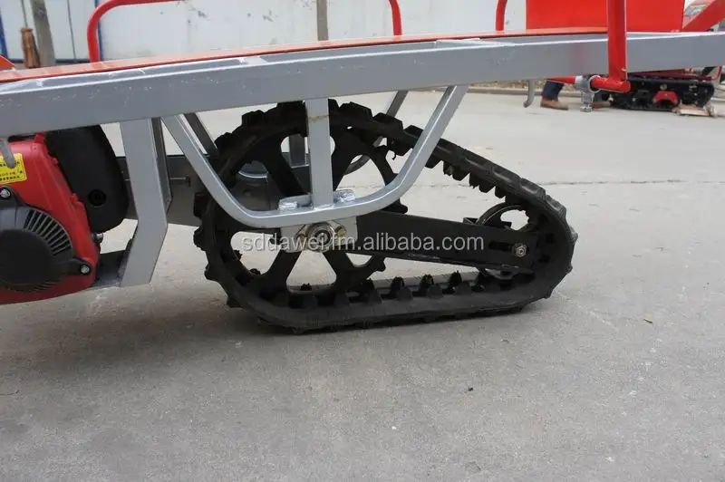 
Crawler type Single Tracked Motor Barrow Wheelbarrow Carrier Truck with Gas Engine 