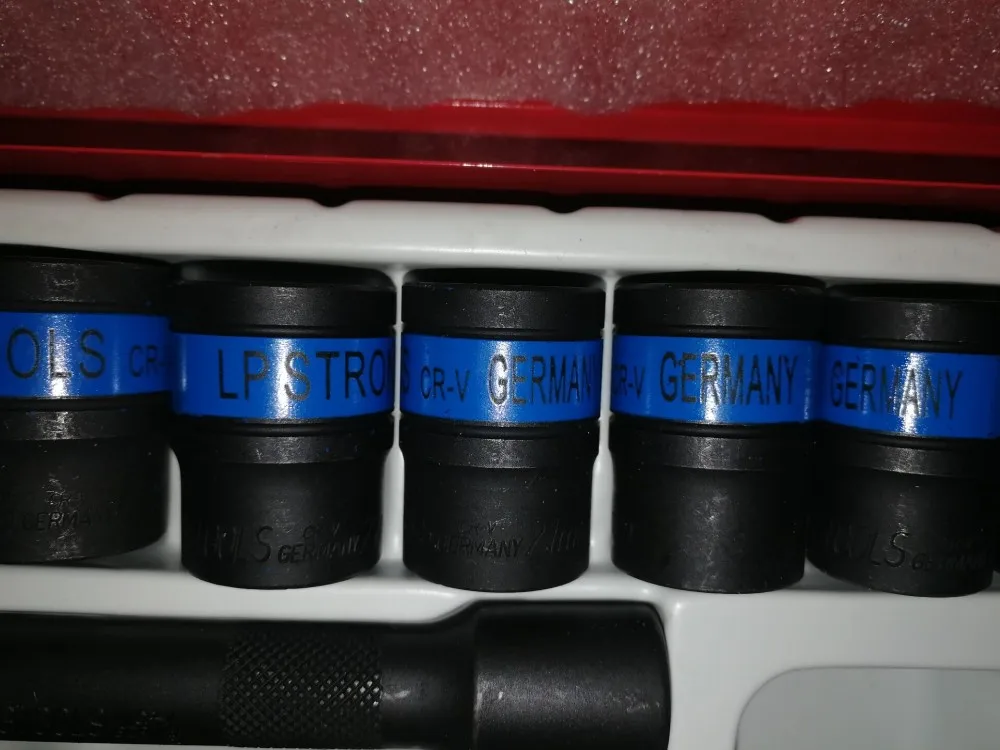 24 Pcs Eurokingtools 1/2 Dr. Sockets Set Black Color Buy German