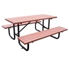 Arlau new model garden table and chairs wooden table outdoor picnic table and chairs