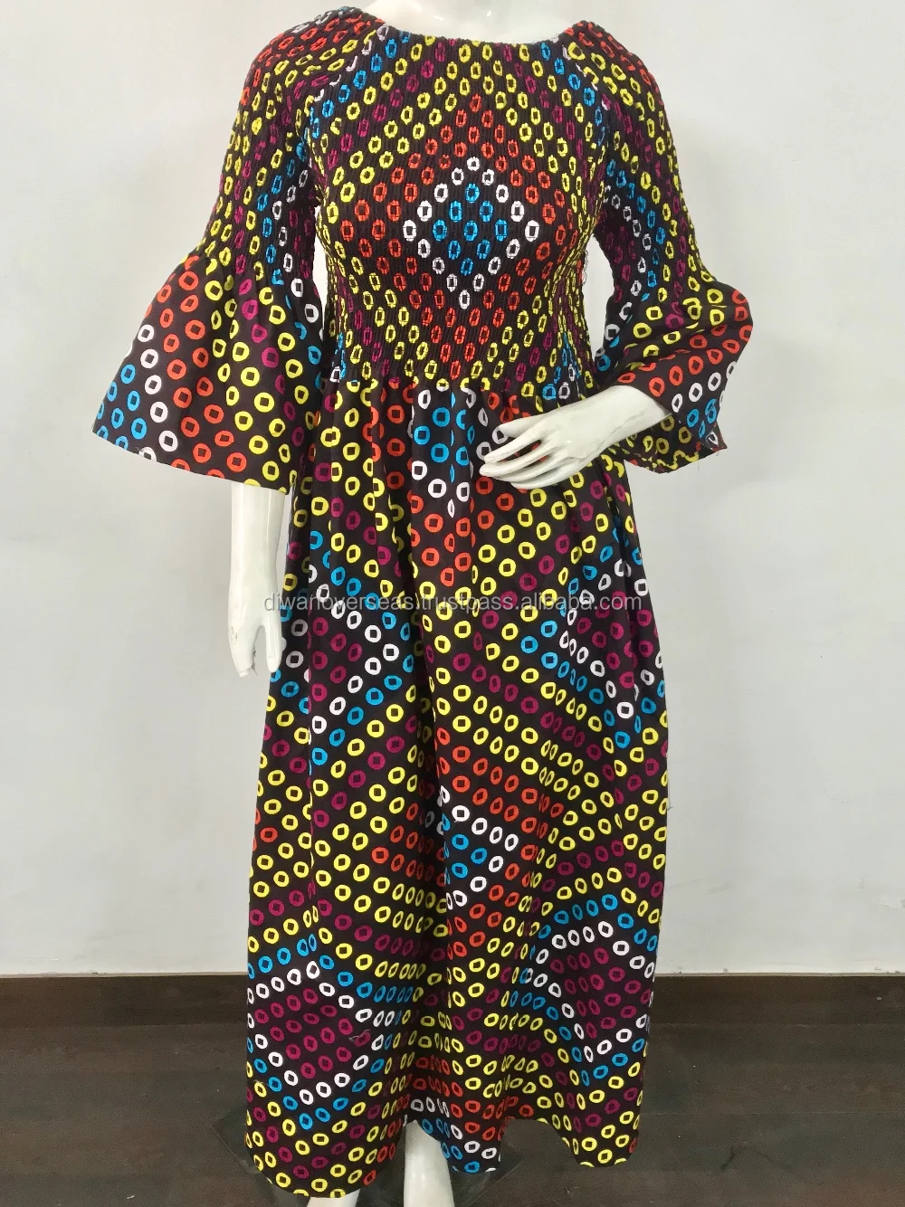 New Arrival Ankara Print Kitenge Design African Style Long Dashiki ...