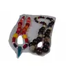 Multi Colour Glass and Poly resin bead Necklace