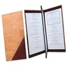 good design menu cover for hotel / attractive hotel menu cover design from india factory / professional fast food menu cover