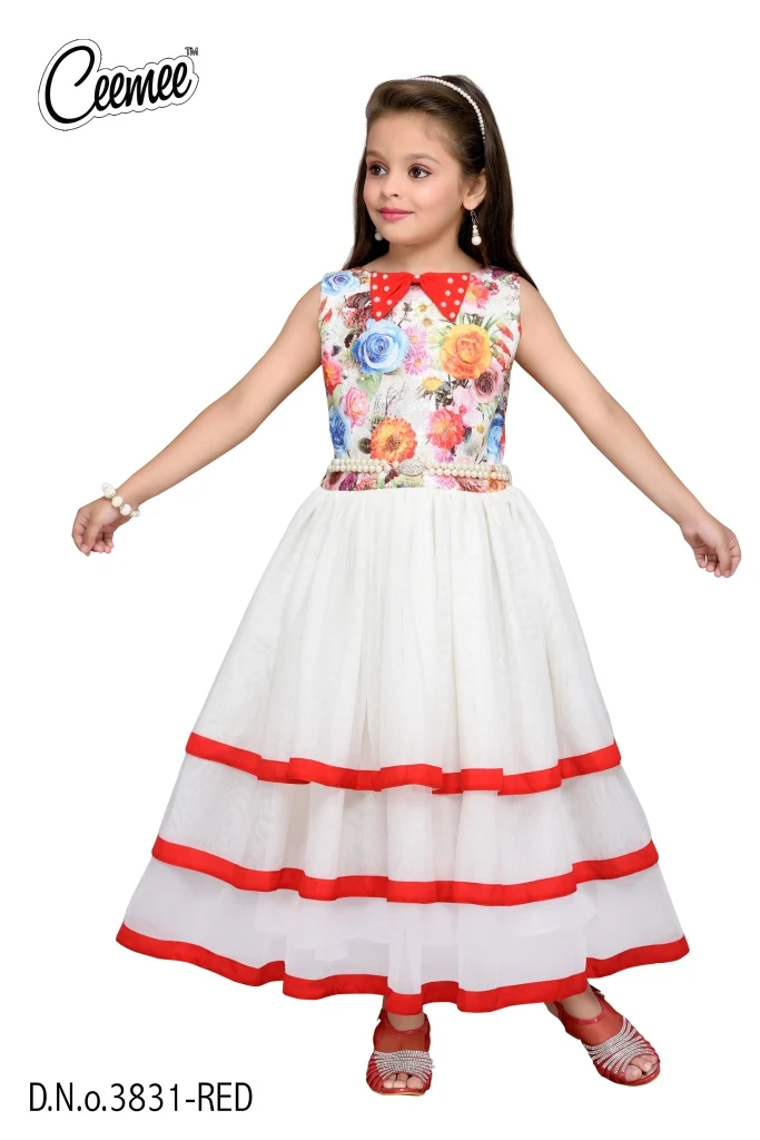 rose in frock