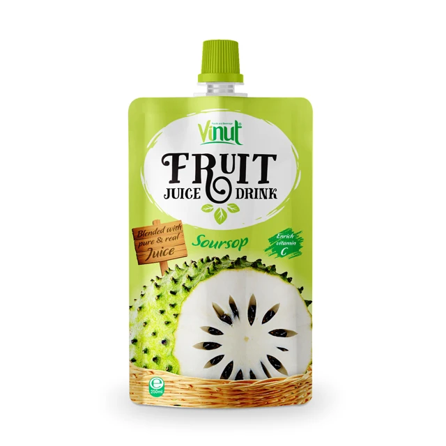 
250ml Mix Fruit Juice Pouch (bag) fruit juice bag 