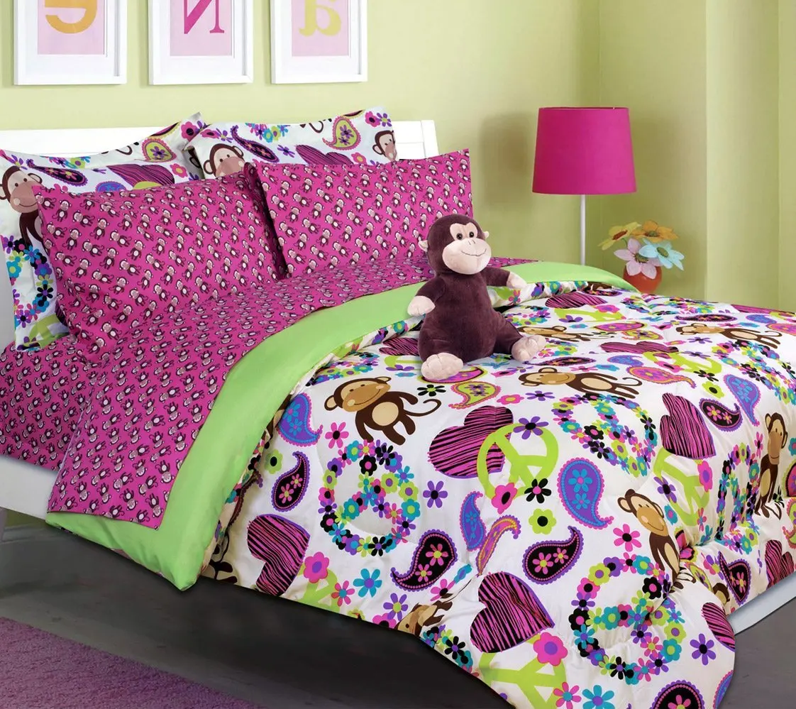 Buy Fabian Monkey Bed In A Bag Comforter Set Paul Frank Bedding
