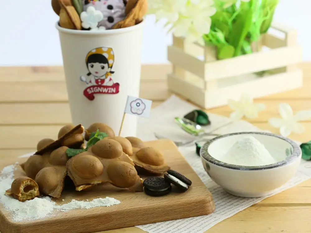 
Hot Selling Healthy Food Egg Waffle Powder Mix 