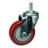 WBD decorative swivel thread plated metal cart furniture casters
