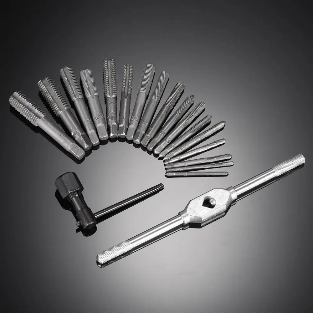 40pcs Tap Dies Set Metric Taps Dies Adjustable Tap Die Holder Thread