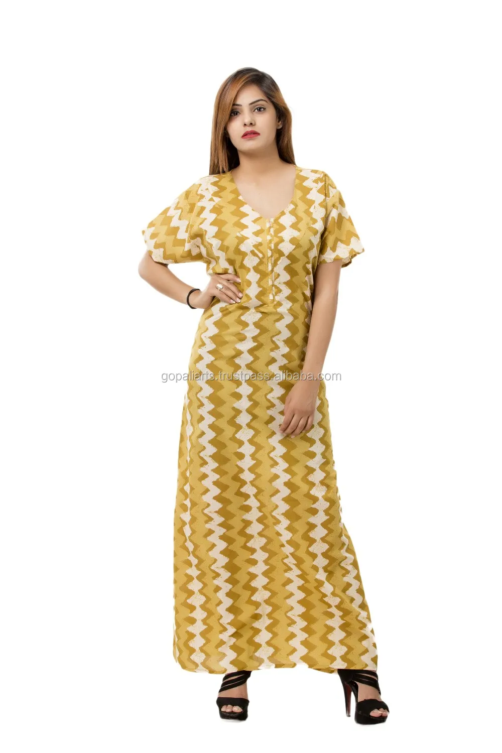 cotton night dress for ladies online
