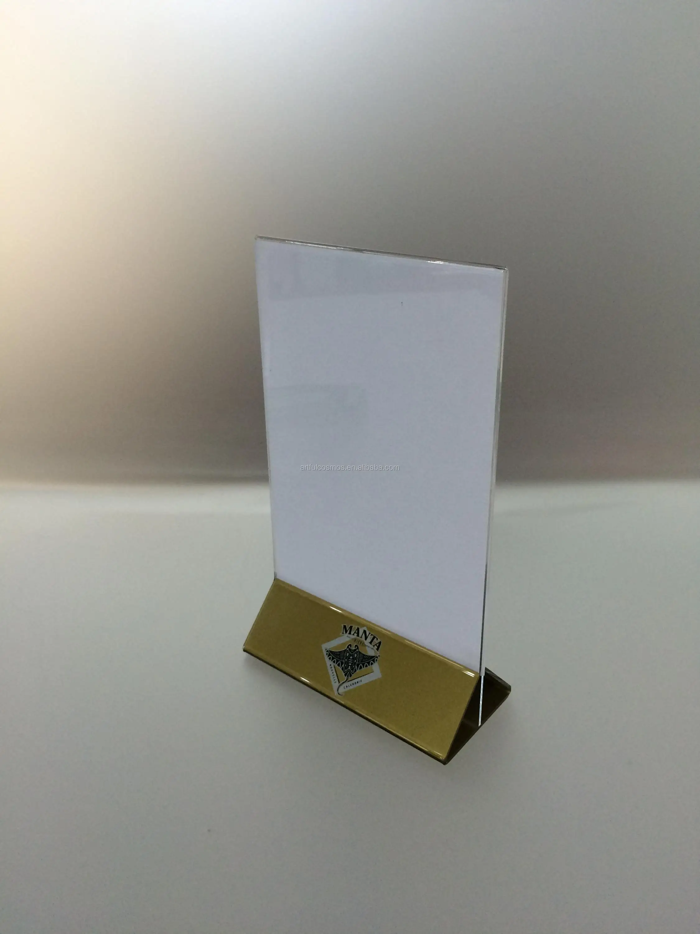 Custom Logo Acrylic Menu Holder Restaurant Stand - Buy Acrylic A5 Menu