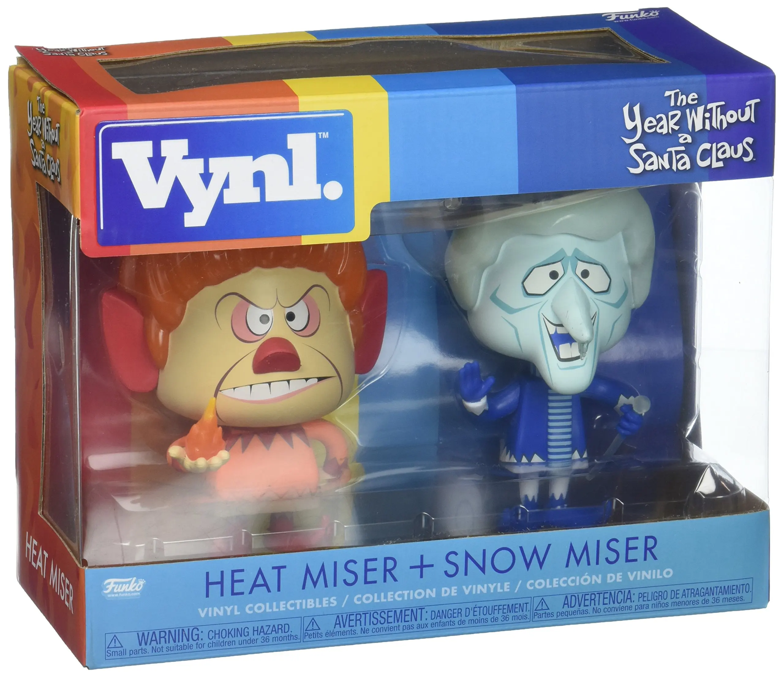 Funko Vynl: The Year Without A Santa Claus - Heat Miser & Snow Miser Co...