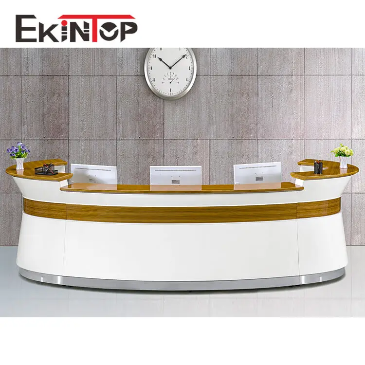 Ekintop Customized Modern Front Office Table Hospital Reception Desk