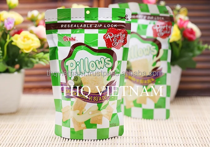 
[THQ VIETNAM ] Snack Pillow Oishi Chocolate Filling 100 g*50packs 
