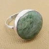 Magnificent ! Maw Sit Sit 20x20mm Round gemstone 925 sterling silver Bezel Set Ring IG9906
