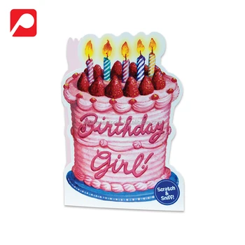 Customized Designs Scented Birthday Cards With Fragrance ...