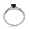 New Arrival 2016 Fashionable Zirconia & Iolite Zirconia Gemstone Silver Ring, 925 Sterling Silver Jewelry