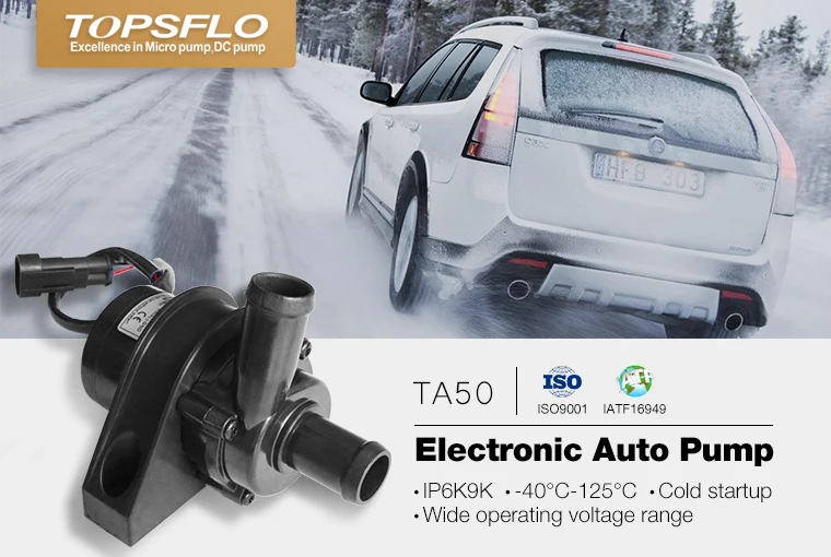 Low Vibration 12v 24v Brushless Dc Electric Water Pump For Car