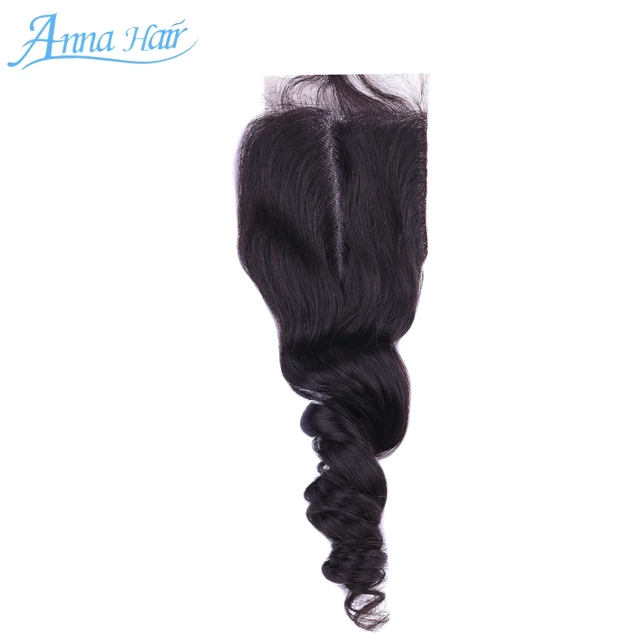 

4*4 normal closure 100 human hair closure