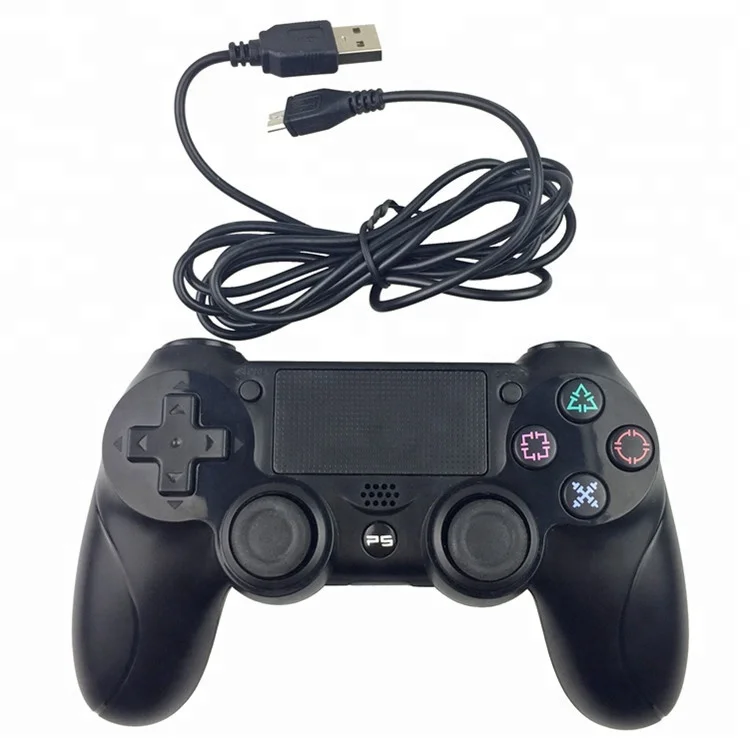 

For Wired PS4 Video Game Controller Video Game Console, Black color in stock