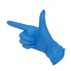 Factory price food grade blue disposable nitrile gloves