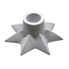 Scan White Metal Aluminium Candle Holder