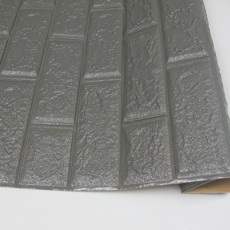 
3d brick texure waterproof self-adhesive wall stikey panel/slelf adhesive modern 3d foam wall brick/3d foam print wall wallpaper 
