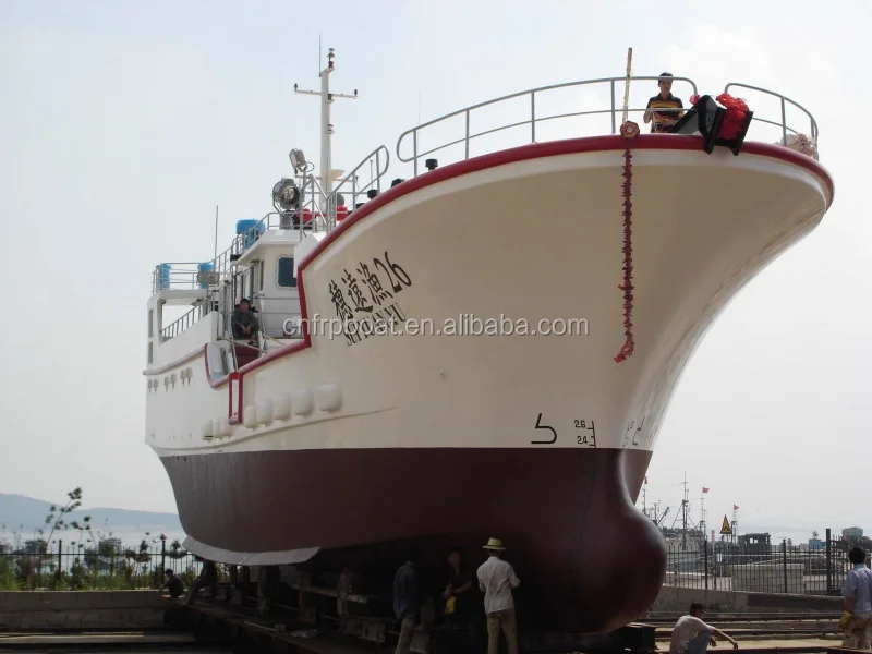 29.98m 98ft Fiberglass Commercial Tuna Boats Longline Fishing Vessel