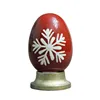 Snowflake Easter decoration 2019 hand painted wholesale Easter egg